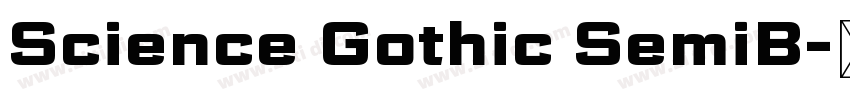 Science Gothic SemiB字体转换 Science Gothic SemiB字体转换